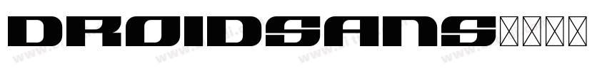 droidsans字体转换