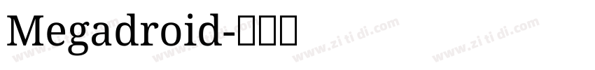 Megadroid字体转换