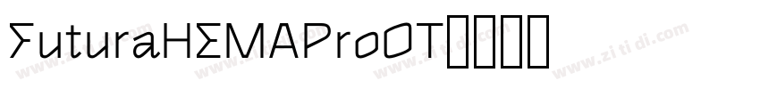 FuturaHEMAProOT字体转换