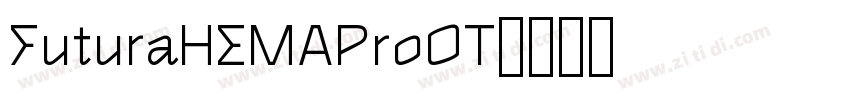 FuturaHEMAProOT字体转换
