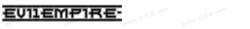 Evi1Empire字体转换