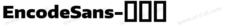 EncodeSans字体转换