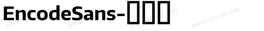 EncodeSans字体转换