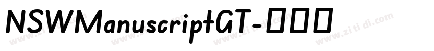 NSWManuscriptGT字体转换