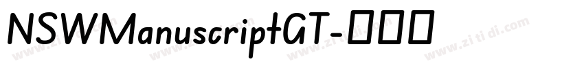 NSWManuscriptGT字体转换