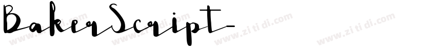 BakerScript字体转换