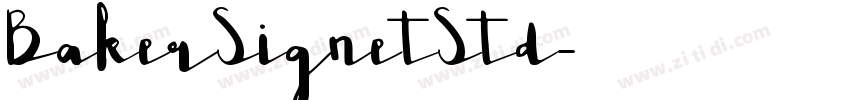 BakerSignetStd字体转换 BakerSignetStd字体转换