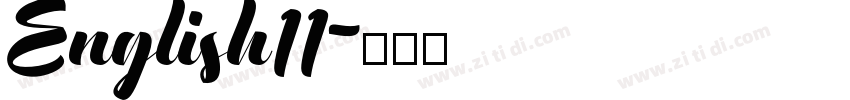 English11字体转换
