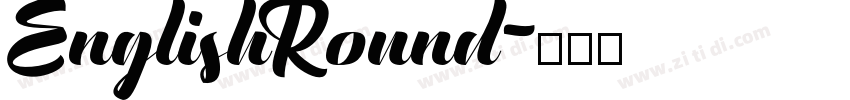 EnglishRound字体转换