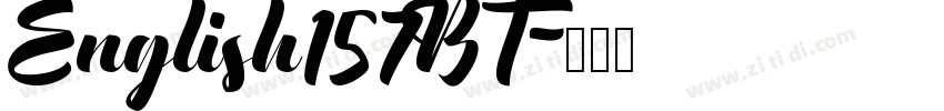 English157BT字体转换