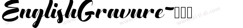 EnglishGravure字体转换