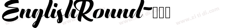 EnglishRound字体转换