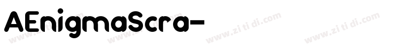 AEnigmaScra字体转换
