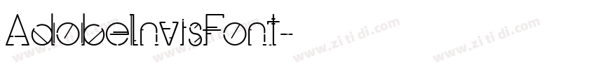 AdobelnvisFont字体转换