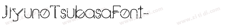 JiyunoTsubasaFont字体转换