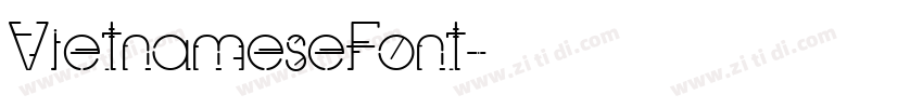 VietnameseFont字体转换