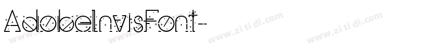 AdobelnvisFont字体转换