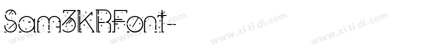 Sam3KRFont字体转换