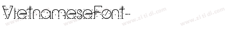 VietnameseFont字体转换