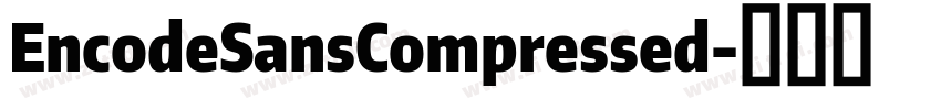 EncodeSansCompressed字体转换