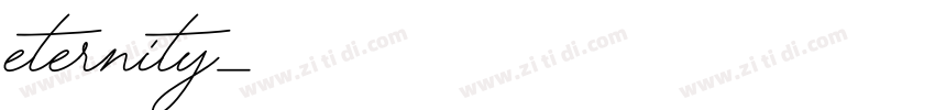 eternity字体转换
