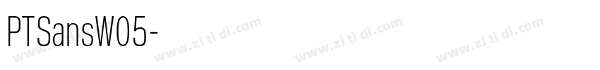PTSansW05字体转换