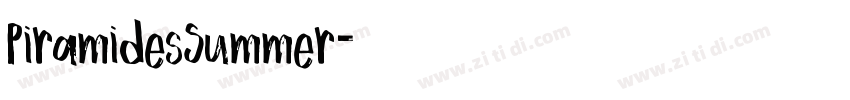 PiramidesSummer字体转换