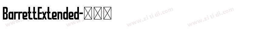 BarrettExtended字体转换