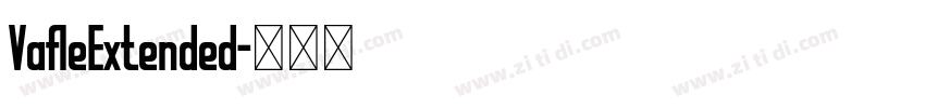 VafleExtended字体转换