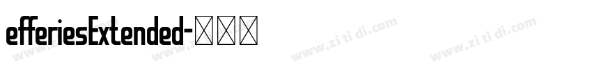 efferiesExtended字体转换