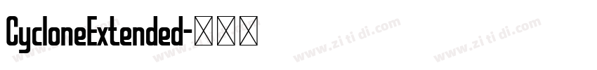 CycloneExtended字体转换