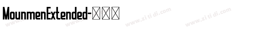 MounmenExtended字体转换