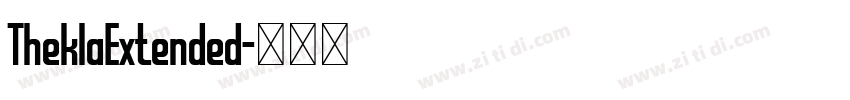 TheklaExtended字体转换