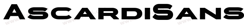 AscardiSans字体转换 AscardiSans字体转换