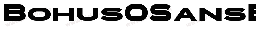 BohusOSansBold字体转换
