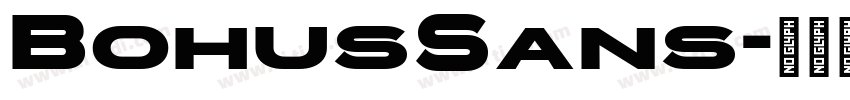 BohusSans字体转换