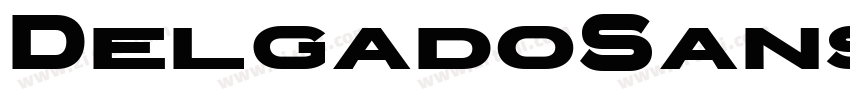 DelgadoSans字体转换