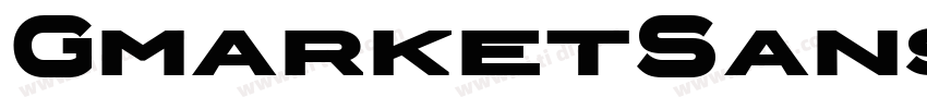 GmarketSansBold字体转换
