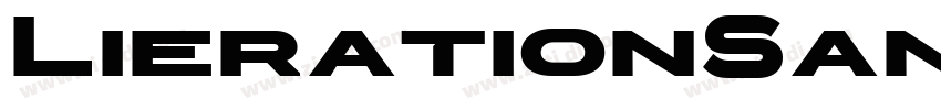 LierationSans字体转换