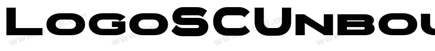 LogoSCUnboundeSans字体转换