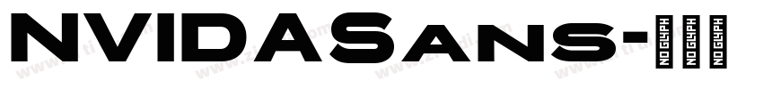 NVIDASans字体转换