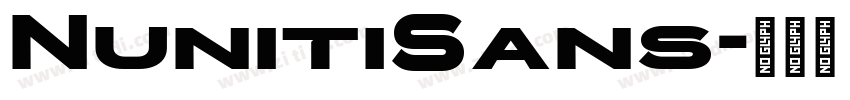 NunitiSans字体转换