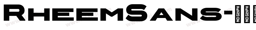 RheemSans字体转换