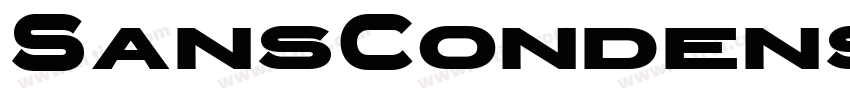 SansCondensedBOLD字体转换