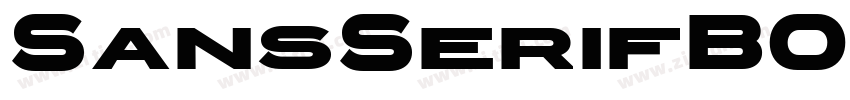 SansSerifBOOKFLF字体转换