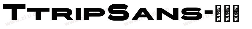 TtripSans字体转换