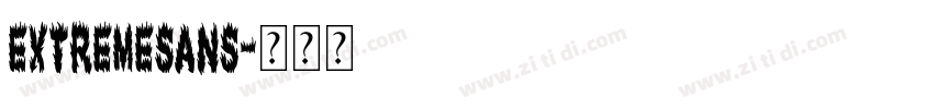 ExtremeSans字体转换