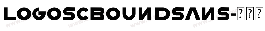 logoSCboundsans字体转换