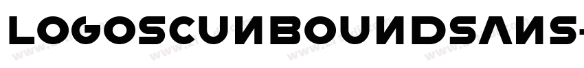 logoSCunboundsans字体转换