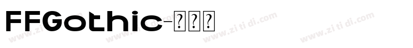 FFGothic字体转换